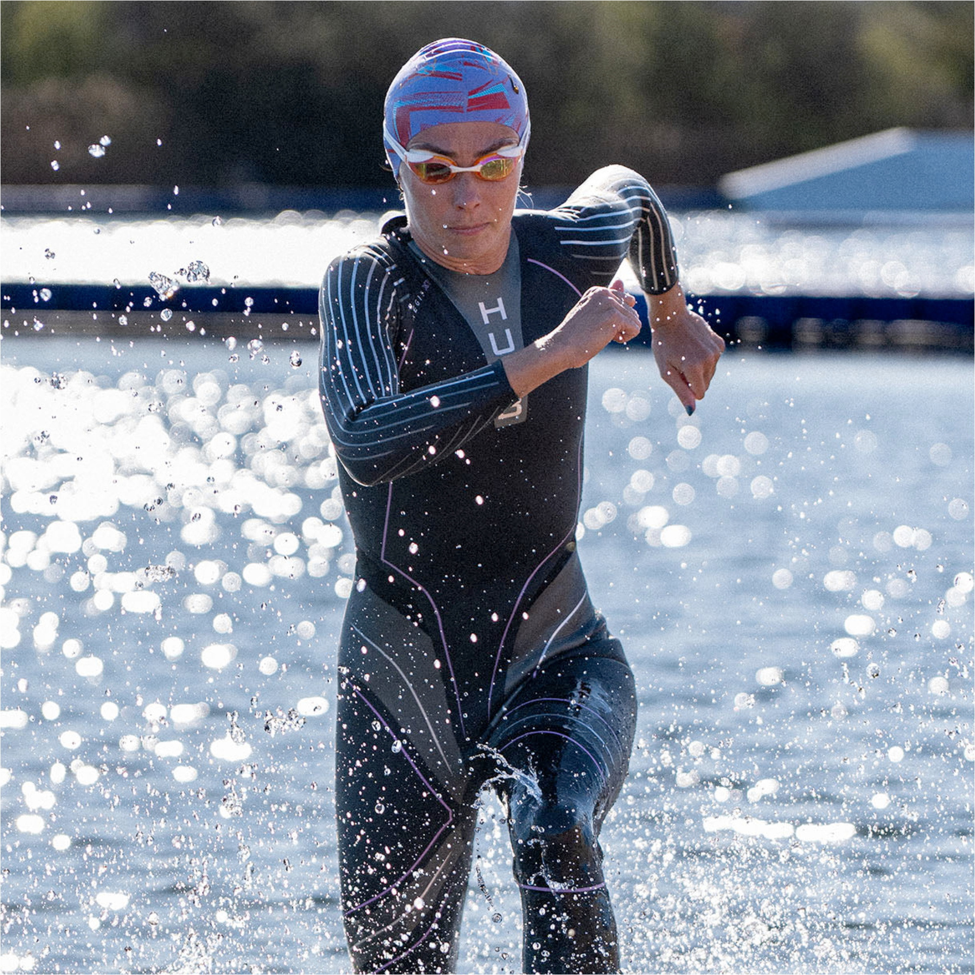 2026 HUUB Womens Aegis XV Swim Wetsuit 3:3 AEGXV33 - Black